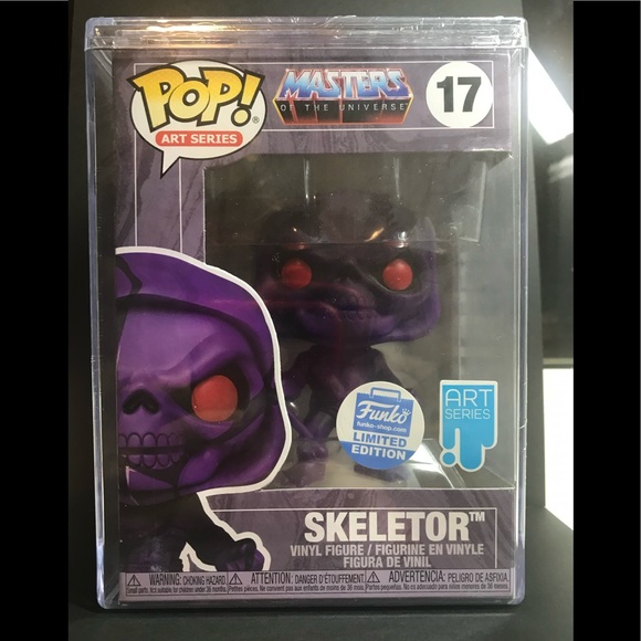 *MINT* SEALED FUNKO SHOP LIMITED EDITION ART SERIES Skeletor #17 - Picture 1 of 6